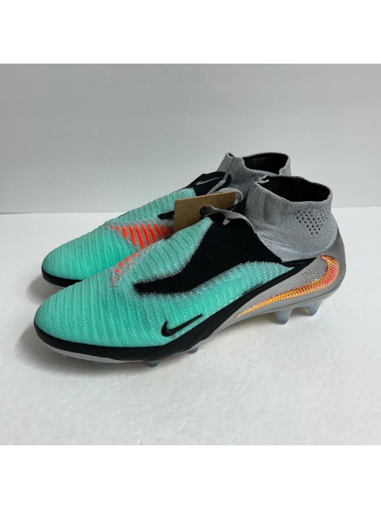 New Nike Phantom 6 Elite Fg Chrome Black Soccer Cleats Ih3735-001 Size 7.5